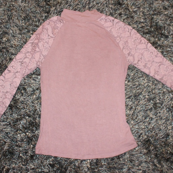 Lace Long Sleeve Shirt Charolette Ruse M - Picture 5 of 6